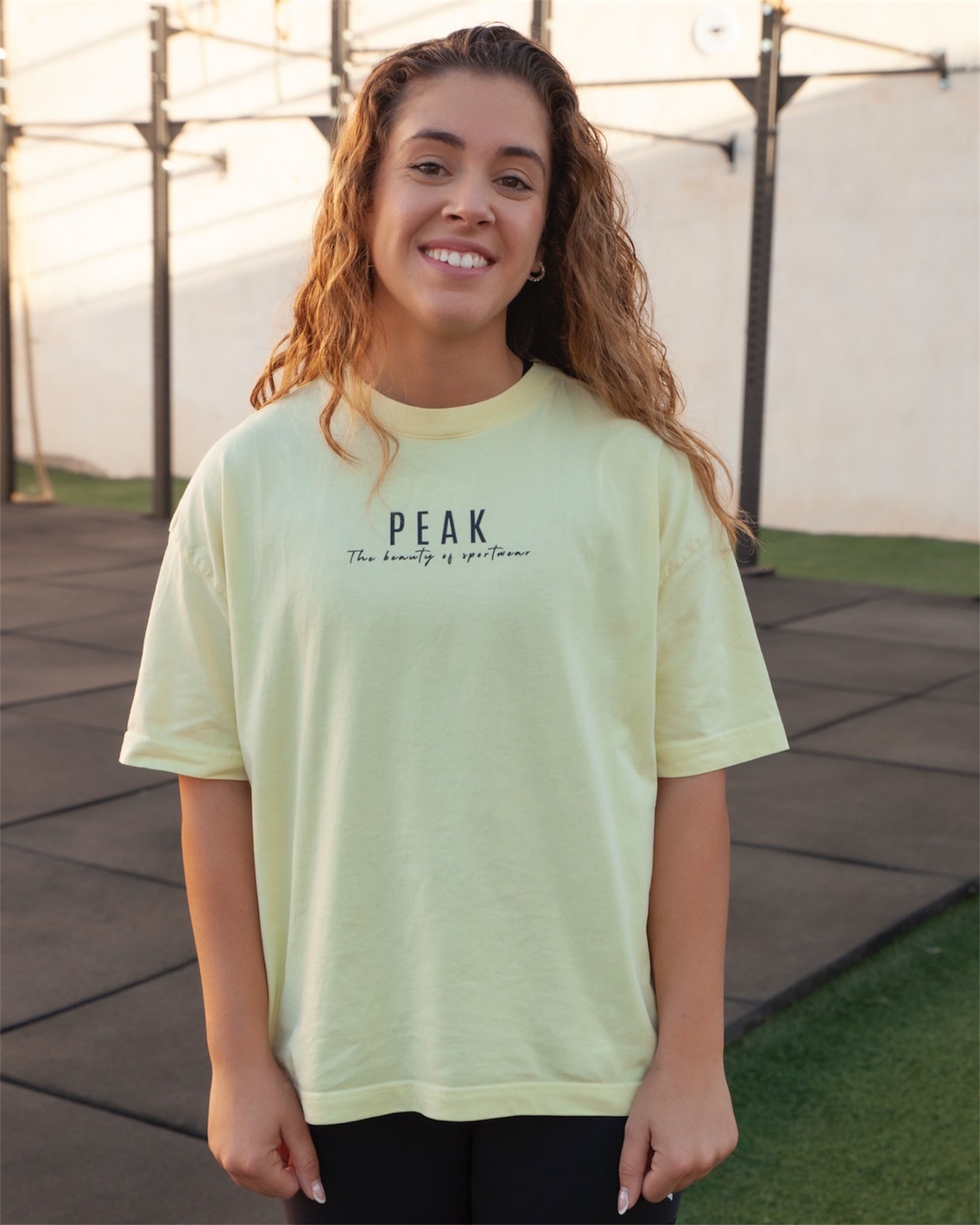 Camiseta oversize Everest amarillo