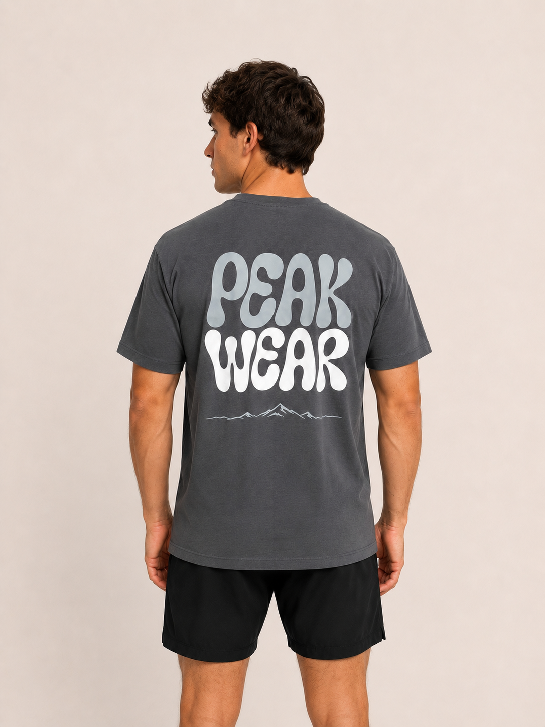 Camiseta oversize Arán Grafito