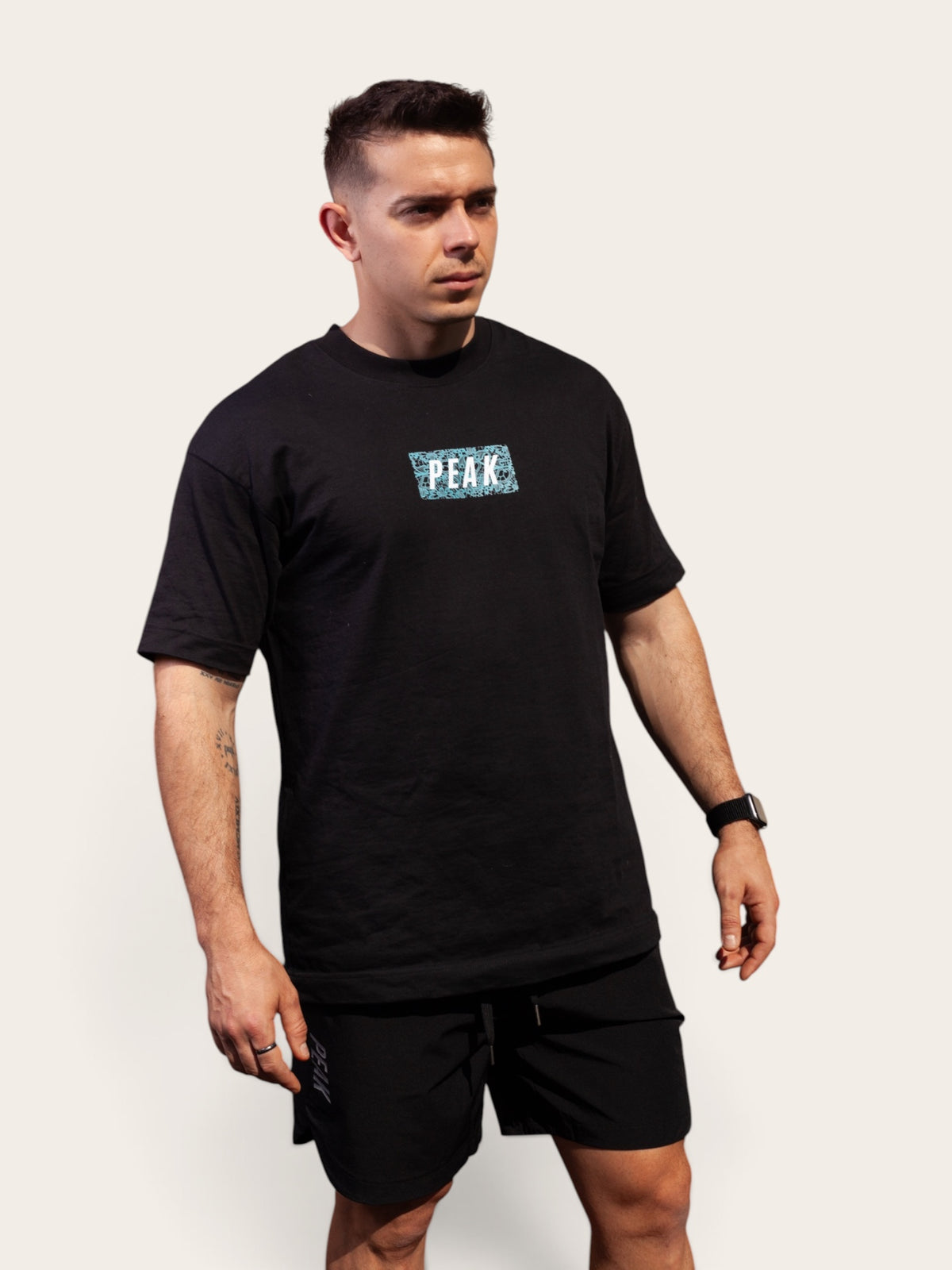 Camiseta Overesize Logan Negro