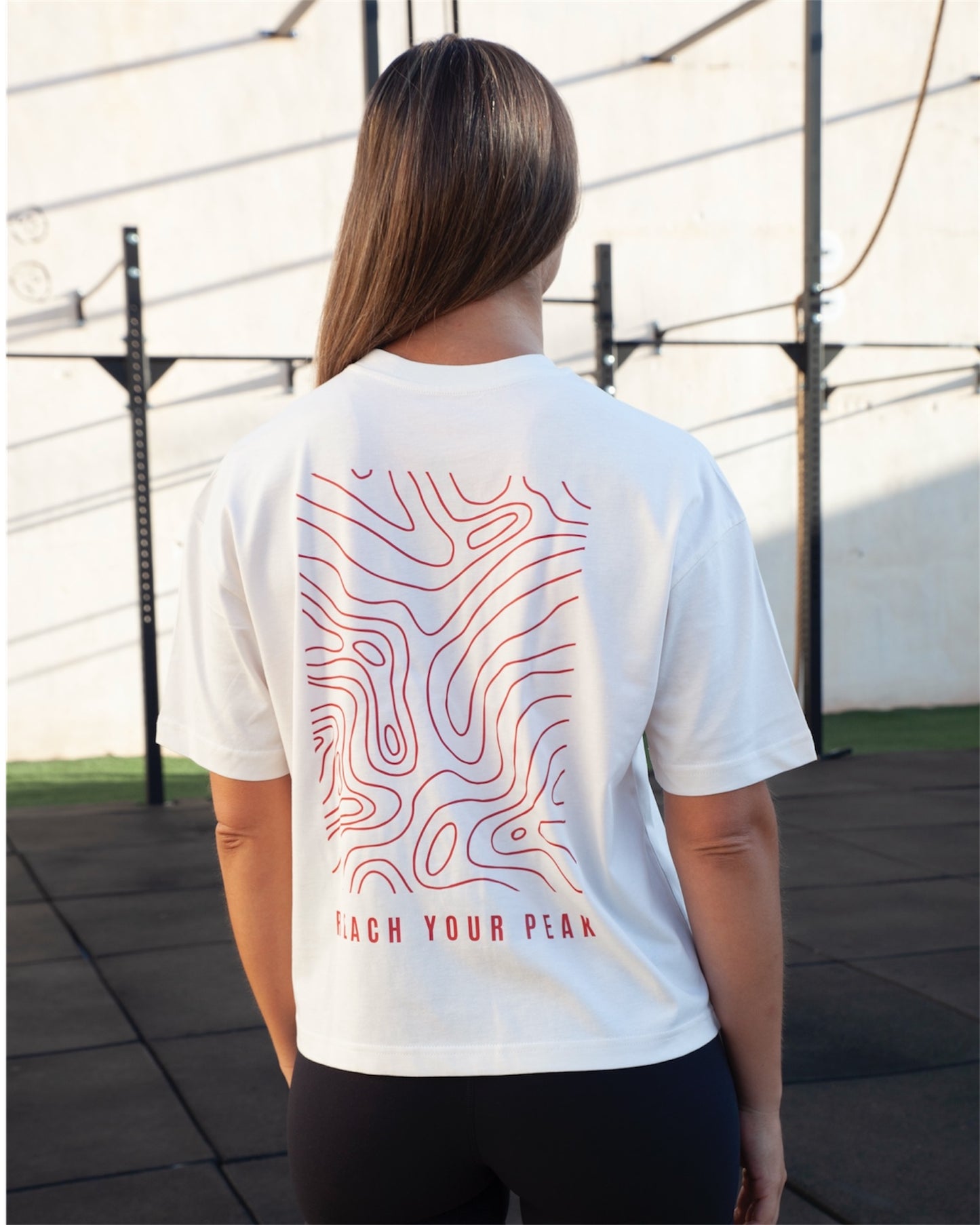 Camiseta oversize Everest off white