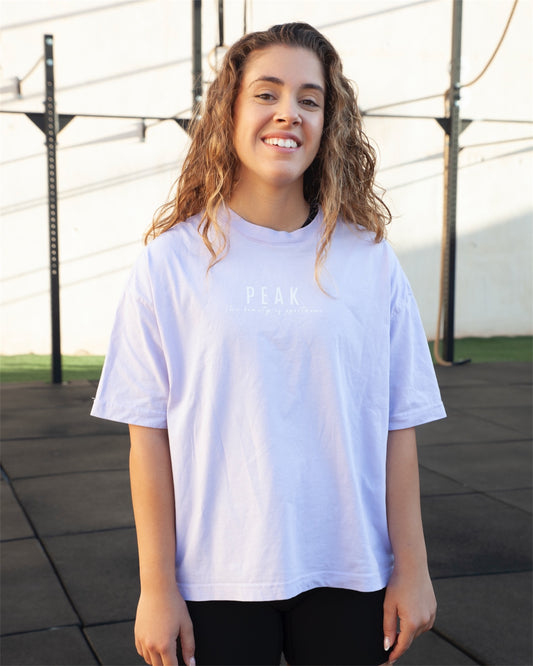 Camiseta oversize Everest malva