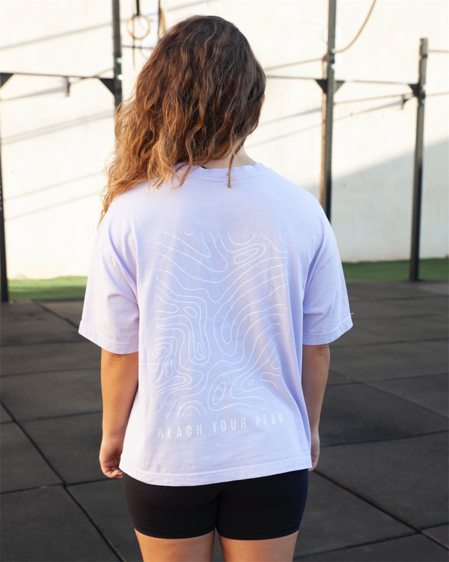 Camiseta oversize Everest malva
