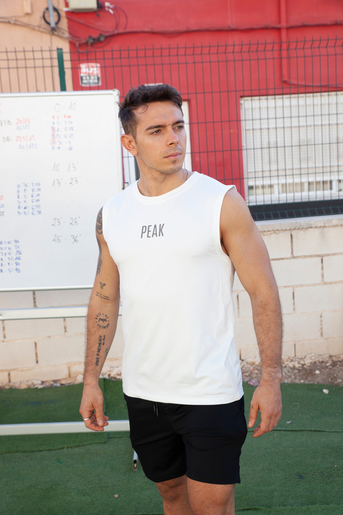 Camiseta sin mangas Veleta blanco