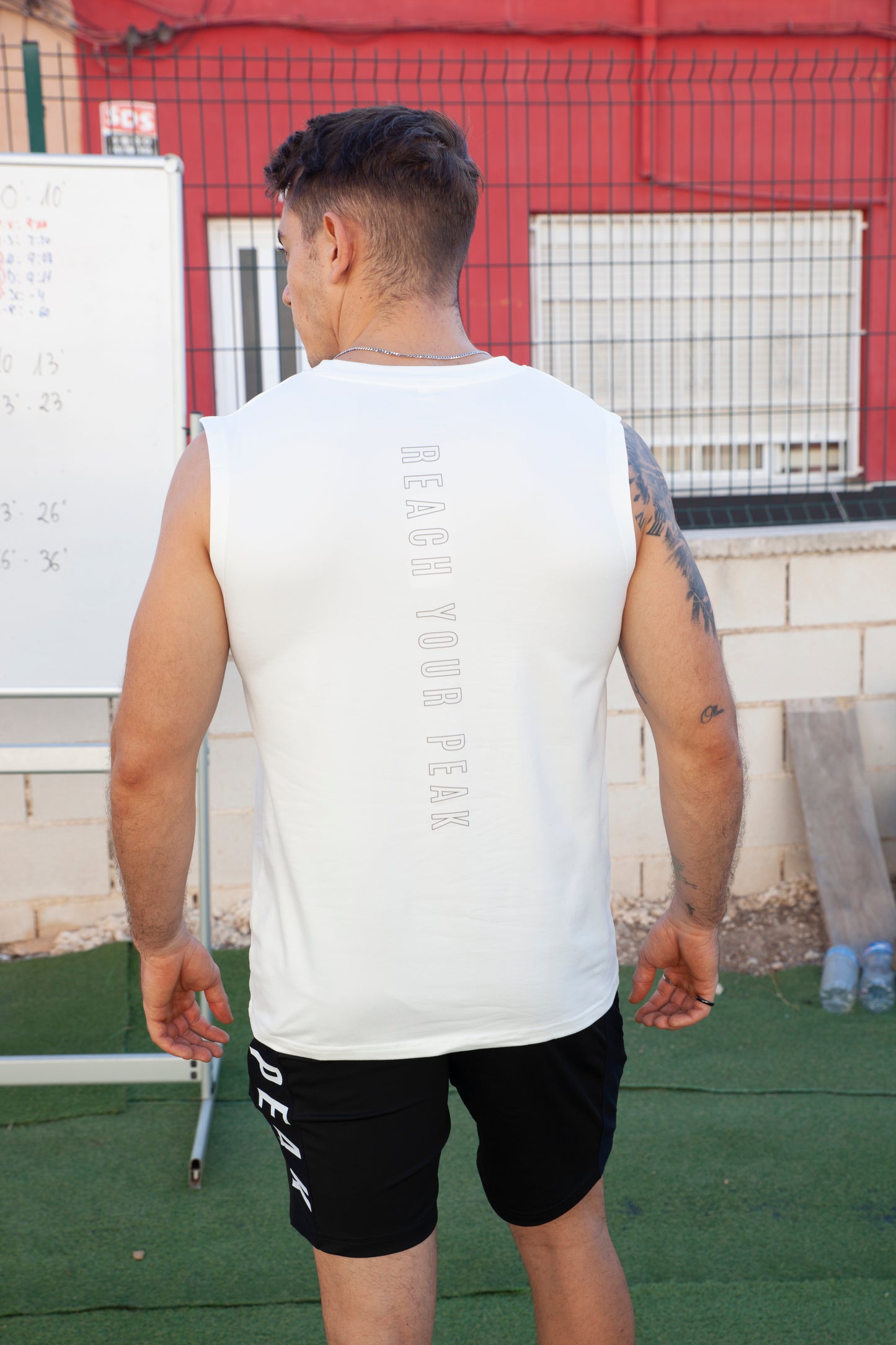 Camiseta sin mangas Veleta blanco