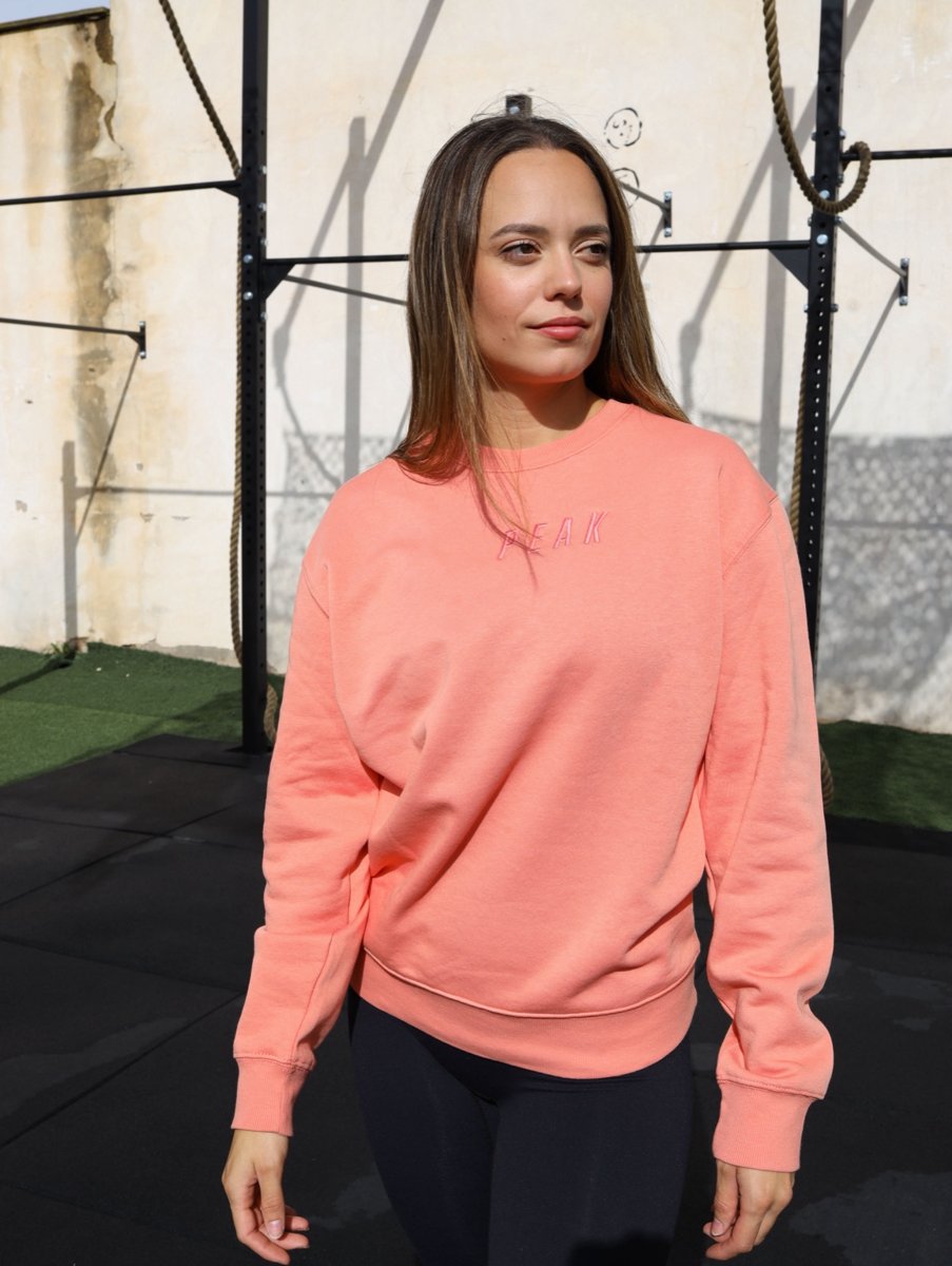 Sudadera unisex Himalaya salmón